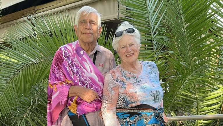 Bansi et Joan lors de leur fabuleux TiTi's Tahiti Tour