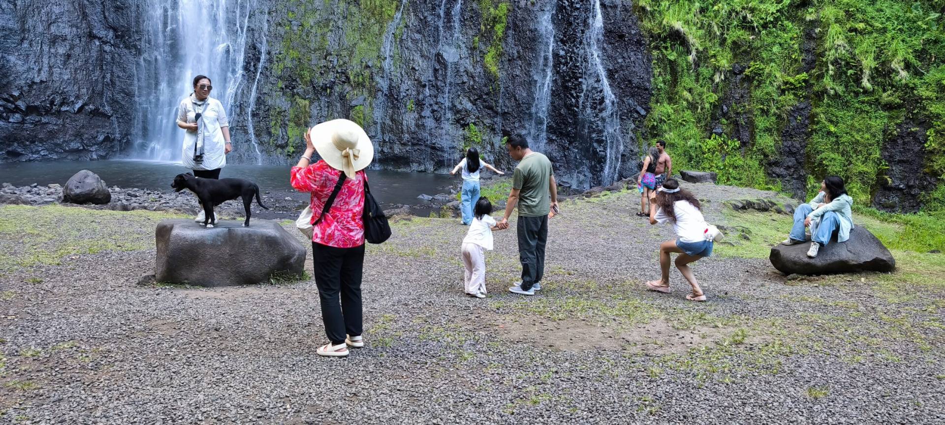 La petite Kuku, 3 ans et sa famille pendant leur fabuleux TiTi's Tahiti Tour