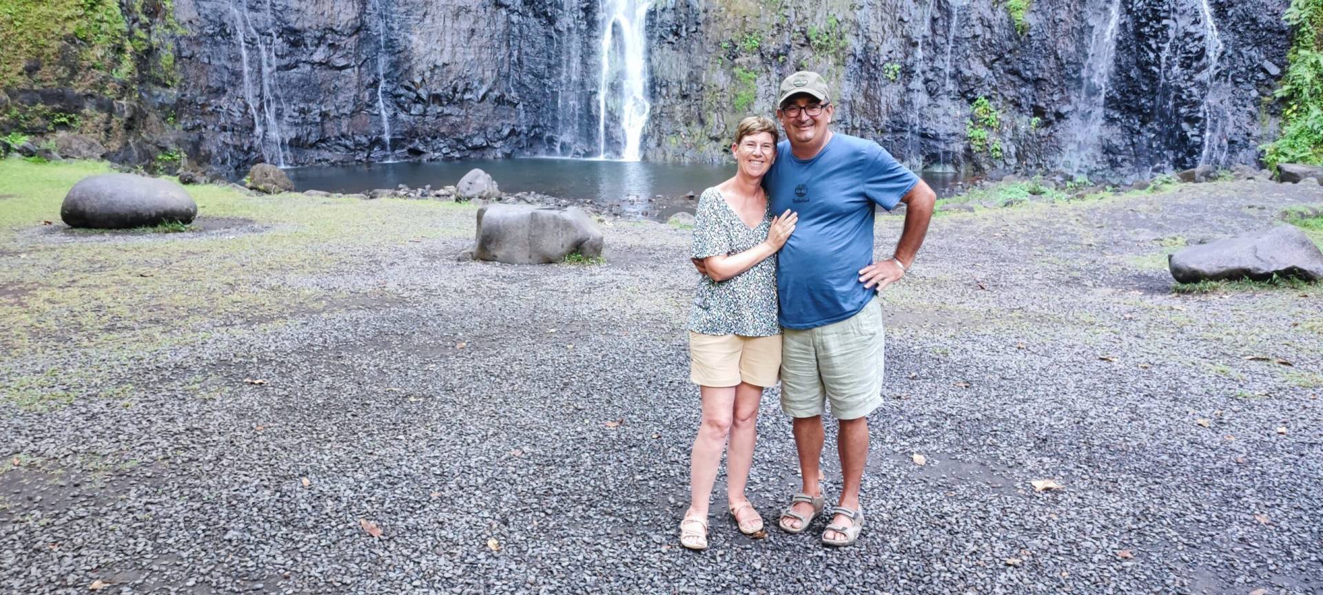Sandrine et Gérald, 2 savoyards d'Aiguebelette en vadrouille au fenua ont choisi le TiTi's Tahiti Tour pour découvrir la plus grande île de Polynésie française.